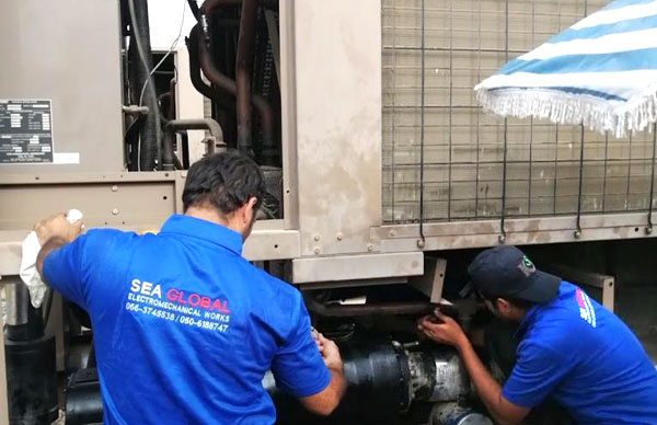 Chiller Compressor Overhauling, Repair, Service Abu Dahbi